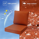 AAAAAcessories Patio Furniture Cushion 24 x 24 x 5 inch B09HX155MM - Rust - Brand New