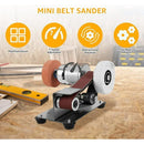 SML 3-IN-1 MINI BELT SANDER 15 DEGREE KNIFE SHARPENER ELECTRIC - STAINLESS STEEL - Like New