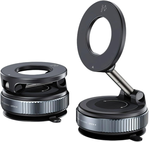 GENERIC K007 VACUUM SUCTION MAGNETIC BRACKET, K007 PHONE MOUNT SUCTION - BLACK - Like New