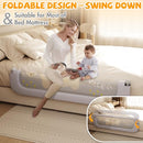 ABDTECH BED GUARD RAIL FOR TODDLERS 60 INCHES LIFT FOLDABLE ABD-BRU-150 - GRAY - Like New