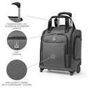 TRAVELPRO CREW CLASSIC ROLLING UNDERSEAT CARRY-ON LAPTOP TOTE - TITANIUM GRAY - Brand New