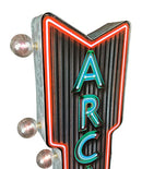Arcade Double-Sided Marquee Sign With Neon Print And LED Bulbs - 26” x 3" x 8" - Brand New