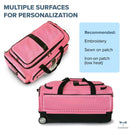 TRAVOLUTION®  NEWLY DESIGNED GARMENT RACK 28" DUFFEL - PINK/BLACK - Brand New