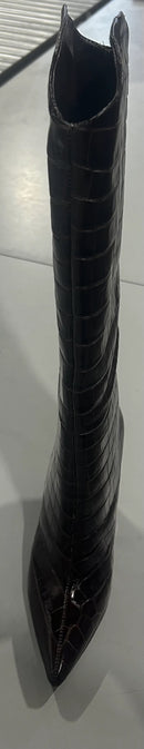 SCHUTZ WOMEN'S MARYANA BOOTS, SIZE 7 - DARK CHOCOLATE - Like New