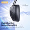 VIBEADIO PRO LEVEL HYBRID ACTIVE NOISE CANCELLING HEADPHONES E11 - BLACK - Like New