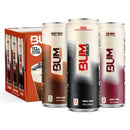 BUM Sugar-Free Energy Drink, Soda Variety Pack - Lightly Carbonated 12 pack - Brand New
