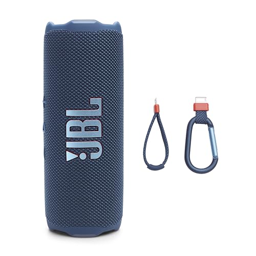 JBL FLIP 7 PORTABLE WATERPROOF AND DROP-PROOF SPEAKER BOLD PRO SOUND - BLUE - Like New