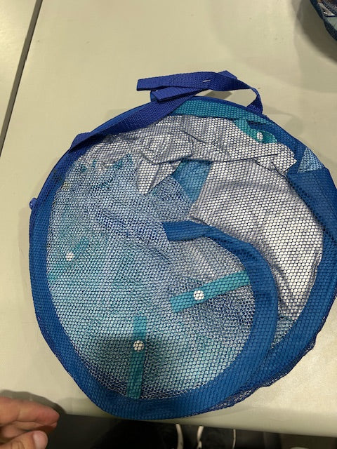 SWIMWAYS BABY SPRING FLOAT SUN CANOPY LOPSTER - BLUE - Like New