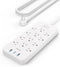 Anker Power Strip Surge Protector 2100J 12 Outlets 3 USB Ports - Scratch & Dent