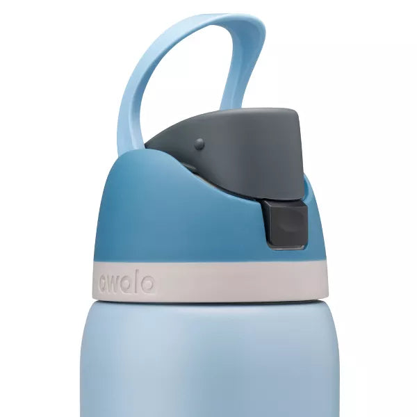 OWALA FREESIP 32 FL. OZ. BLUE BPA FREE WATER BOTTLE WITH SPOUT LID - RAINSTORM - Brand New
