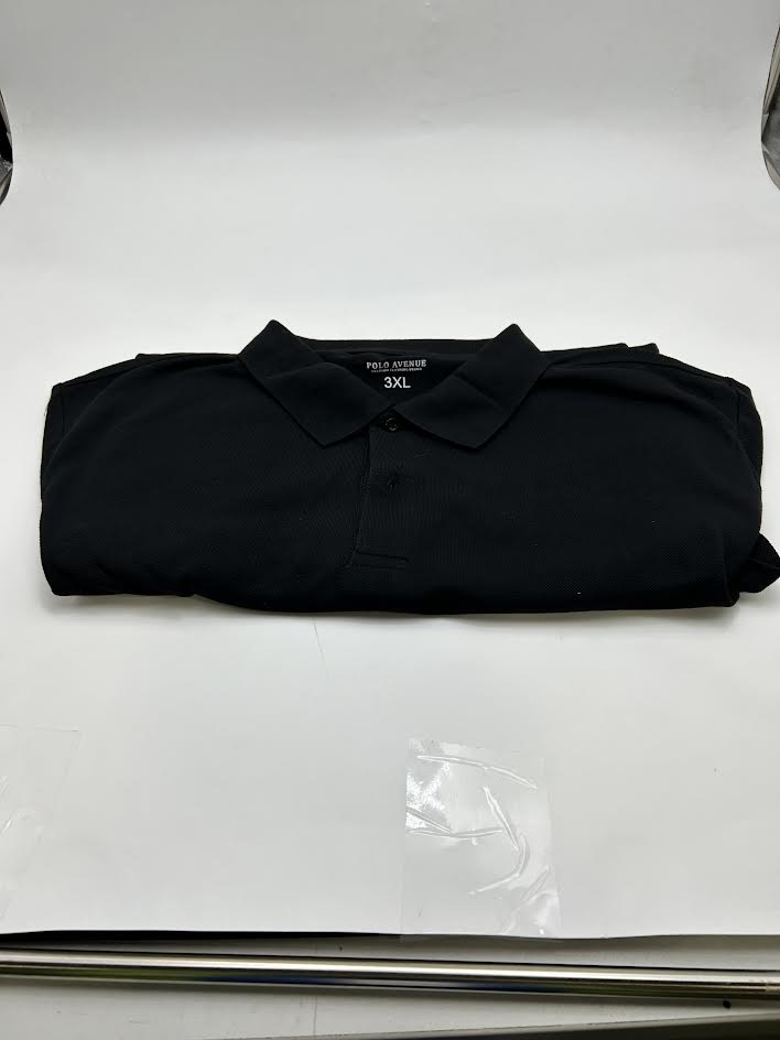 POLO AVENUE MEN'S - SIZE: MEN 3XL - BLACK - Brand New