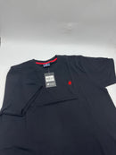 PACIFIC POLO CLUB BLACK SOLID CREWNECK T-SHIRT - SIZE: MEN L - BLACK - Brand New