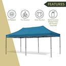 ARROWHEAD OUTDOOR 10’x20 Heavy-Duty Pop-Up Canopy KGS0396U - Blue - Like New