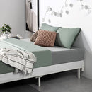 ZINUS 5 INCH QUEEN METAL SMART BOX SPRING WITH QUICK ASSEMBLY - GRAY - Like New