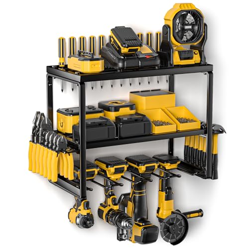 Power Tool Organizer Wall Mount Tool Holder Organization One President QD60014 - Like New