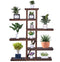 AMERLIFE - WOODEN PLANT STAND FLOWER RACK 6 TIER (48 INCH) - FIR WOOD Like New