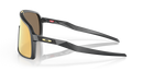 OAKLEY SUTRO SUNGLASSES MATTE CARBON GRAY FRAME, PRIZM 24K GOLD LENSES, 140MM - Like New