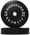 FITVIDS OLYMPIC BUMPER PLATES 2" Weight PLATE FOR STRENGTH TRAINING - BLACK - Like New