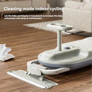 Kids Cleaning Kart, Electric Wiggle Car for Kids, 5-Speed Telescopic - Gray - Like New