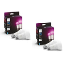 Philips Hue Smart 60W A19 LED Bulb White Color Ambiance Color-Changing 4 Pack - Like New