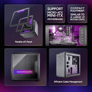 Cooler Master MasterBox Q300L Micro-ATX PC Case – Compact mATX Computer Case - Like New