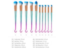 PALILA 10-PIECE: HOOKED UP PROFESSIONAL MAKEUP BRUSH SET - MULTI-COLOR - Brand New