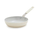 GREENPAN X BOBBY FLAY 8" FRYING PAN SKILLET PFAS-FREE DIAMOND CERAMIC - CREAM - Like New