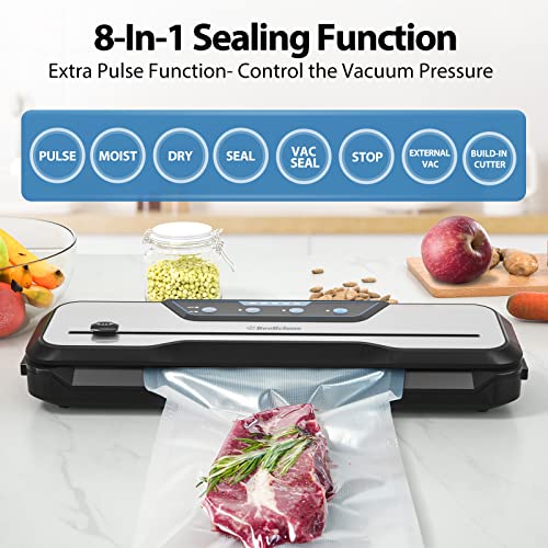 Beelicious Vacuum Sealer Machine with Starter Kit and 2-Year Warranty -SS - Like New
