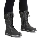 POLAR FAUX FUR WARM THERMAL WATERPROOF OUTDOOR WALKING RUBBER BOOTS SIZE 9 BLACK - Like New