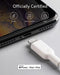 ANKER POWERLINE II LIGHTNING CABLE MFI CERTIFIED USB CHARGING CORD - WHITE - Like New