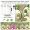 FIRSTNESS PLANT STAND GROW LIGHTS 8 TIER TALL METAL PLANT SHELF CURVED - BLACK - Like New