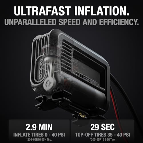 NOCO AIR15 UltraFast 15A Tire Inflator, 12V Portable Air Compressor Pump - Like New