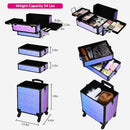 BYOOTIQUE Rolling Makeup Case 4in1 Cosmetology Case on Wheels Makeup Artist - Brand New