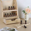 LIANTRAL Essential Oils Storage Rack -45 Slots - Natural Wood Color - Like New