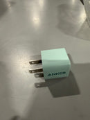 ANKER POWERPORT III NANO USB-C FAST CHARGER ADAPTER, 18W - NATURAL GREEN - Like New