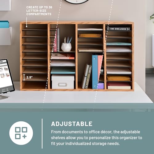 Safco Literature Organizer 36 Compartments Office and Classroom Mailbox - Like New