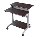 Stand Up Desk Store Two Tier Standing Desk Computer Workstation - Walnut Top - Brand New