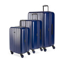 SWISSGEAR WANDERLUST PRO LIGHTWEIGHT EXPANDABLE SPINNER 3PCS - NAVY - Like New