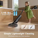 MOVA M10 CORDLESS WET DRY VACUUM CLEANER 180° LIE-FLAT M10-BLK - BLACK - Like New