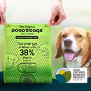 310PB929 POOPBAGS THE ORIGINAL POOPBAGS SINGLE ROLL OF 300 BIOBASED - GREEN - Brand New