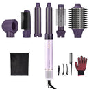 FUNFLOW 6 IN 1 AIR WRAP HAIR STYLER, BLOW DRYER BRUSH & AUTOMATIC CURLER PINK - Like New