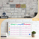HOMLAB DIGITAL CALENDAR 21.5" SMART TOUCHSCREEN ELECTRONIC CALENDARS - WHITE - Like New
