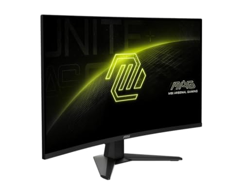MSI MAG 32C6X 31.5" 1920 X 1080 FHD COMPUTER MONITOR 250HZ 1MS - BLACK - Like New