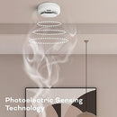 KIDDE SMOKE & CARBON MONOXIDE DETECTOR AA BATTERY POWERED - WHITE - Like New