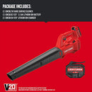 CRAFTSMAN 20V MAX CORDLESS LEAF BLOWER BATTERY CHARGER CMCBL710D1 - RED - Like New