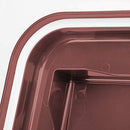 IRIS USA 3-Piece 35 Lbs / 45 Qt WeatherPro Airtight Pet Food Storage -Chocolate - Brand New