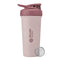 BLENDERBOTTLE STRADA SLEEK SHAKER CUP WITH WIRE WHISK - SAHARA SUNSET RED/TAN - Brand New
