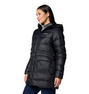 WL5479010 Columbia Women's Harmony Falls Mid Down Jacket Black, M - Brand New