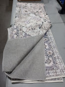 KATHY IRELAND HOME FANNEL PRINTED AREA RUG 5FT BY 7FT - IVORY TAPESTRY - Like New