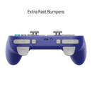 8BITDO PRO 3 BLUETOOTH CONTROLLER SWAPPABLE ABXY BUTTONS TMR JOYSTICKS - PURPLE - Like New